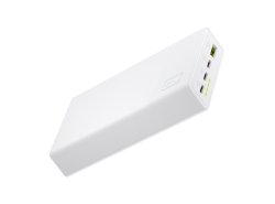 Green Cell PowerPlay20s Powerbank branco 20000mAh 22.5W PD USB C com carregamento rápido para iPhone 15 14 13 12 11 X