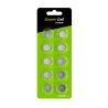 Blister Green Cell 10x Bateria de Lítio CR1620 3V 70mAh Bateria de Botão