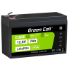 Green Cell CUBE LiFePO4 Bateria 7Ah 12.8V 89.6Wh de fosfato de ferro de lítio para UPS, Alarme, Brinquedo, CCTV Carro infantil