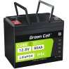 Green Cell CUBE LiFePO4 Bateria 80Ah 12.8V 1024Wh de fosfato de ferro de lítio para Sistema Fotovoltaico, Camping, Marina Barco