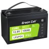 Green Cell CUBE LiFePO4 Bateria 100Ah 12.8V 1280Wh de fosfato de ferro de lítio para Fotovoltaicos, Caravanas, Autocaravanas