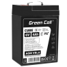 Green Cell CUBE AGM IP54 6V 4Ah Bateria de chumbo livre de manutenção para trator e carro