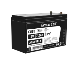 Bateria AGM GEL 12V 7,2Ah bateria de chumbo Green Cell livre de manutenção para UPS e monitoramento