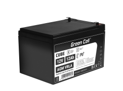 Bateria de GEL AGM 12V 12Ah bateria de chumbo Green Cell livre de manutenção para tratores e cortadores de grama