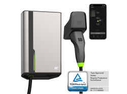Green Cell GC HabuDen Wallbox 11kW 22kW 32A 7,5m Carregador para carro elétrico Tipo 2 EV com GC App Bluetooth WiFi