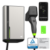 Green Cell GC HabuDen Wallbox 11kW 22kW 32A 7,5m NFC Carregador para carro elétrico Tipo 2 EV com GC App Bluetooth WiFi