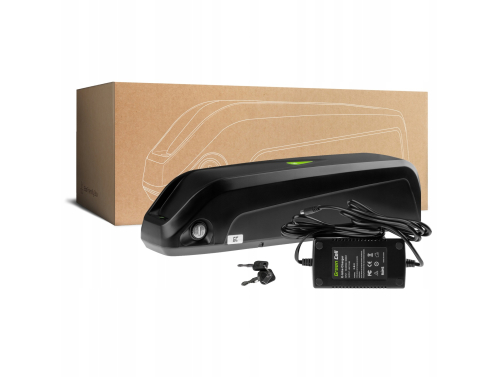 Green Cell Bateria para Bicicletas Elétricas 36V 14.5Ah 522Wh Down Tube Ebike EC5 para Ancheer, Samebike, Fafrees com Carregador