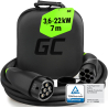 GC Snap Cabo de Carga Tipo 2 EV 11kW 22kW 7m para Tesla Model 3 S X Y, Kia EV6, Hyundai IONIQ 5, BMW i3, Ford Mach-E