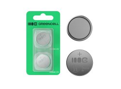 Greencell Blister 2x bateria litova CR2032 3V 220mAh guzikowa para chave, relógio, controle remoto, balança