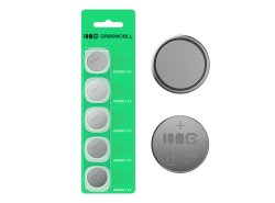 5x bateria litográfica CR1620 CR 1620 3V 70mAh Greencell bateria de botão Blister