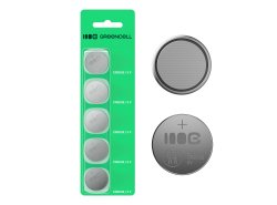 Greencell Blister 5x bateria lit Li CR2032 3V 220mAh pastylkowa para chaveiro, relógio, controle remoto, balança
