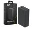 Greencell PowerPlay 30 - powerbank preto de 30 000mAh, 22,5W, 4 portas