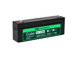 Greencell AGM VRLA 12V 2.5Ah bateria sem manutenção para caixa registradora, brinquedos, câmeras (178x36x66mm)