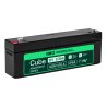 Greencell AGM VRLA 12V 2.5Ah bateria sem manutenção para caixa registradora, brinquedos, câmeras (178x36x66mm)