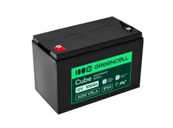 Greencell AGM VRLA 12V 100Ah bateria sem manutenção para fontes de UPS, balanças, camper (332x175x220mm)