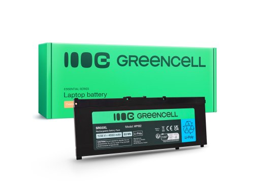 Bateria Greencell para HP SR03XL HP Pavilion Gaming 15