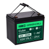Green Cell CUBE AGM IP54 12V 75Ah Bateria de chumbo livre de manutenção para motor elétrico e autocaravana