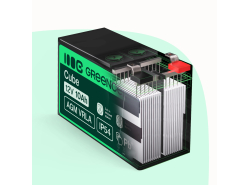 Green Cell CUBE AGM IP54 12V 75Ah Bateria de chumbo livre de manutenção para motor elétrico e autocaravana