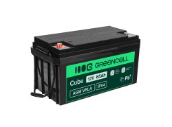 Bateria AGM GEL 12V 65Ah bateria de chumbo Green Cell livre de manutenção para barcos e empilhadeiras