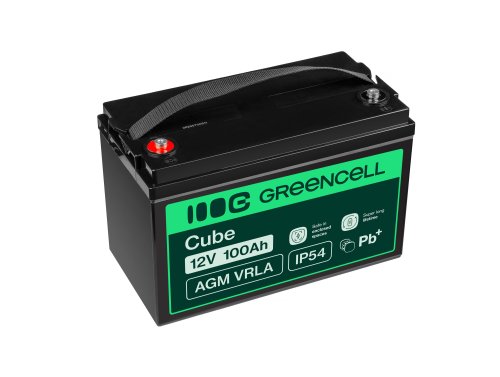 Bateria AGM GEL 12V 100Ah bateria de chumbo Green Cell livre de manutenção para energia fotovoltaica e barcos