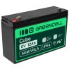 Bateria AGM GEL 6V 12Ah bateria de chumbo Green Cell livre de manutenção para sistemas de alarme e brinquedos