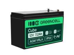 Bateria AGM GEL 12V 7,2Ah bateria de chumbo Green Cell livre de manutenção para UPS e monitoramento