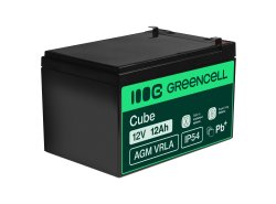 Bateria de GEL AGM 12V 12Ah bateria de chumbo Green Cell livre de manutenção para tratores e cortadores de grama