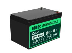 Bateria AGM GEL 12V 14Ah bateria de chumbo Green Cell livre de manutenção para scooters e bicicletas