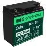 Bateria AGM GEL 12V 20Ah bateria de chumbo Green Cell livre de manutenção para barcos a motor e veículos elétricos