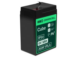 Bateria AGM GEL 6V 5Ah bateria de chumbo Green Cell livre de manutenção para carros e brinquedos