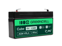 Bateria AGM GEL 6V 1,3Ah bateria de chumbo Green Cell livre de manutenção para medidor e escala