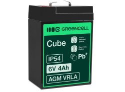 Bateria AGM GEL 6V 4Ah bateria de chumbo Green Cell livre de manutenção para trator e carro