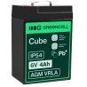 Bateria AGM GEL 6V 4Ah bateria de chumbo Green Cell livre de manutenção para trator e carro