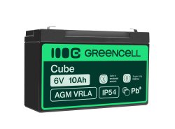 Bateria AGM GEL 6V 10Ah bateria de chumbo Green Cell livre de manutenção para carros e veículos elétricos
