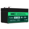 Bateria AGM GEL 12V 1,2Ah bateria de chumbo Green Cell livre de manutenção para carros elétricos e scooters