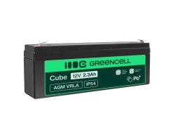 Bateria AGM GEL 12V 2.3Ah bateria de chumbo Green Cell livre de manutenção para gravidade e alarme