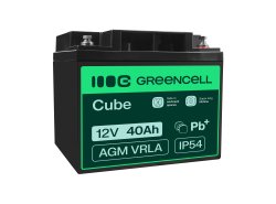 Bateria AGM GEL 12V 40Ah bateria chumbo Green Cell livre de manutenção para bicicleta e trator