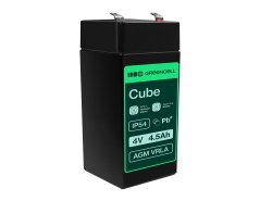 Bateria AGM GEL 4V 4,5Ah bateria de chumbo Green Cell Livre de manutenção para alimentação de brinquedos e lanternas