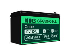 Bateria AGM GEL 12V 10Ah bateria de chumbo Green Cell livre de manutenção para UPS e sondas de eco