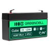 Bateria AGM GEL 6V 1,2Ah bateria de chumbo Green Cell para sistemas de alarme e brinquedos