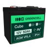 GreenCell® AGM 12V 50Ah VRLA Bateria Gel de ciclo profundo de powerchair com bateria fotovoltaica de lazer campervan