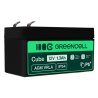 Bateria AGM GEL 12V 1,3Ah bateria de chumbo Green Cell livre de manutenção para carros elétricos e scooters