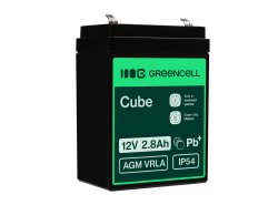 Bateria AGM GEL 12V 2.8Ah bateria de chumbo Green Cell livre de manutenção para gravidade e alarme