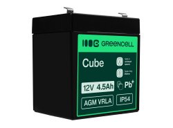 Bateria AGM GEL 12V 4.5Ah bateria de chumbo Green Cell livre de manutenção para brinquedos e lanternas
