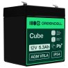 Bateria AGM GEL 12V 5,3Ah bateria de chumbo Green Cell livre de manutenção para alarme e carro