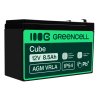 Bateria AGM GEL 12V 8,5Ah bateria de chumbo Green Cell livre de manutenção para UPS e monitoramento
