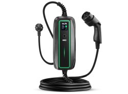 Green Cell Carregador Móvel 3.6kW Tipo 2 - Schuko 6.5m GC PowerCable para carregar EV Carros Eléctricos e Híbridos Plug-In PHEV