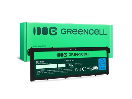 Green Cell Bateria AC14B3K AC14B8K para Acer Aspire 5 A515 A517 R15 R5-571T Spin 3 SP315-51 SP513-51 Swift 3 SF314-52