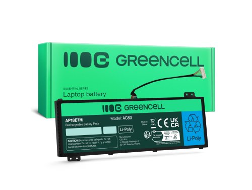 Green Cell Bateria AP18E7M AP18E8M para Acer Nitro AN515-44 AN515-45 AN515-54 AN515-55 AN515-57 AN515-58 AN517-51
