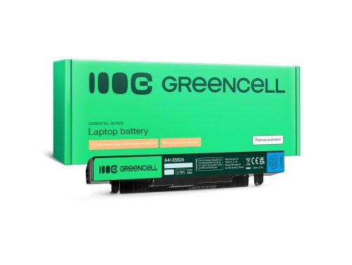 Green Cell Bateria A41-X550A para Asus X550 X550C X550CA X550CC X550L X550V R510 R510C R510CA R510J R510JK R510L R510LA F550